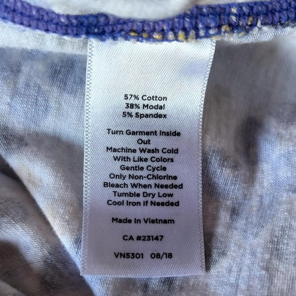 Talbots Multicolor Athletic Short Sleeve Tee - Picture 4 of 4